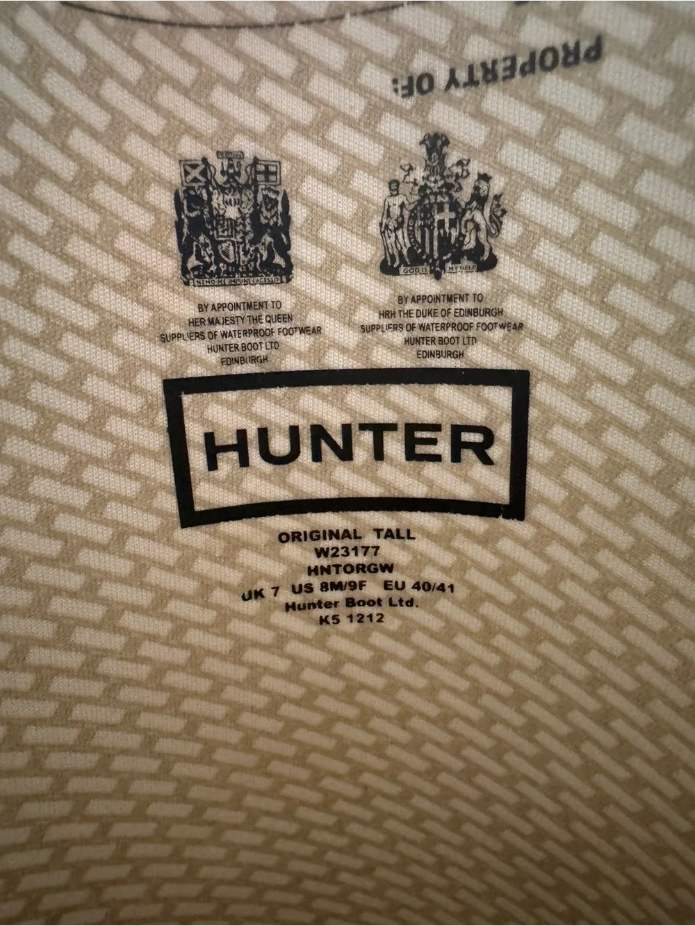 Hunter Green Tall Rain Boots